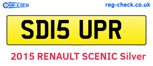 SD15UPR are the vehicle registration plates.