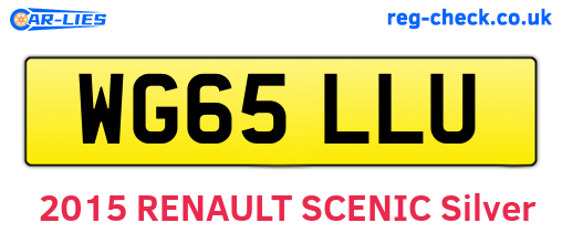 WG65LLU are the vehicle registration plates.