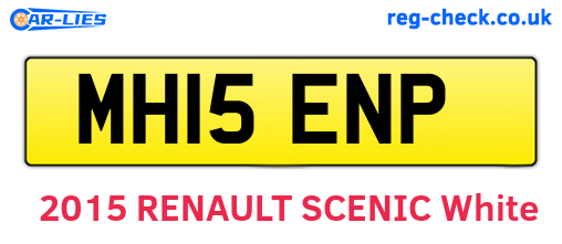 MH15ENP are the vehicle registration plates.