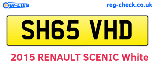 SH65VHD are the vehicle registration plates.