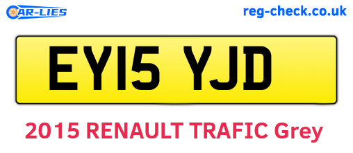 EY15YJD are the vehicle registration plates.