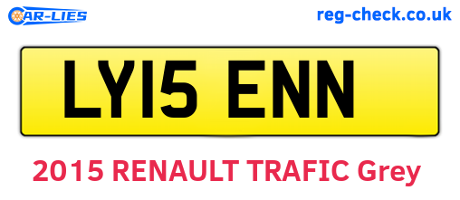 LY15ENN are the vehicle registration plates.