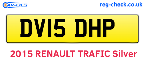 DV15DHP are the vehicle registration plates.