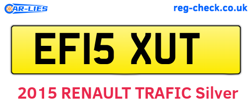 EF15XUT are the vehicle registration plates.