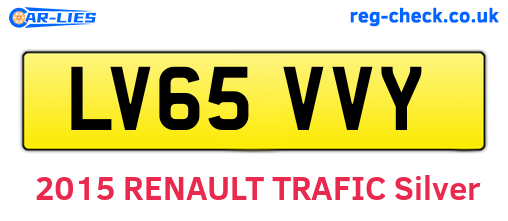LV65VVY are the vehicle registration plates.