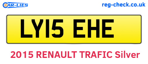 LY15EHE are the vehicle registration plates.