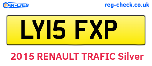 LY15FXP are the vehicle registration plates.