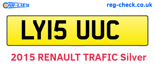 LY15UUC are the vehicle registration plates.