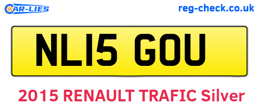 NL15GOU are the vehicle registration plates.