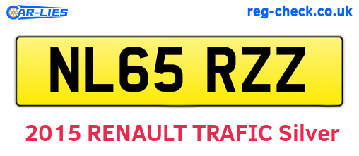 NL65RZZ are the vehicle registration plates.