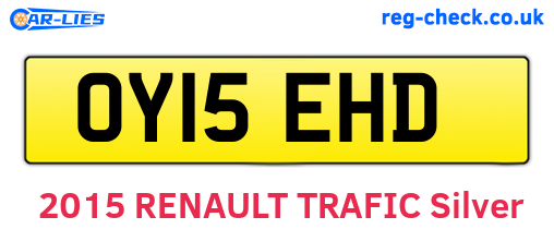 OY15EHD are the vehicle registration plates.