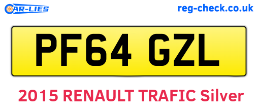 PF64GZL are the vehicle registration plates.