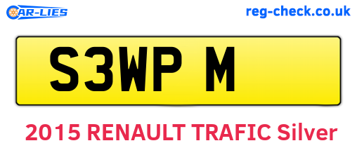 S3WPM are the vehicle registration plates.