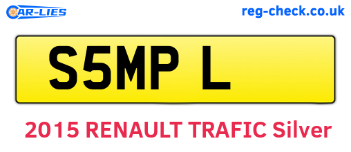 S5MPL are the vehicle registration plates.