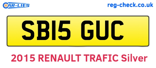 SB15GUC are the vehicle registration plates.
