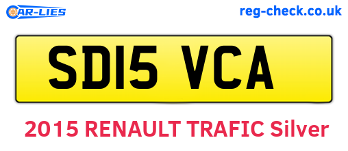 SD15VCA are the vehicle registration plates.