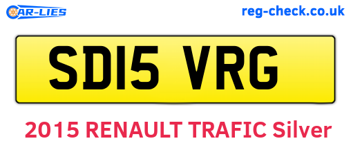 SD15VRG are the vehicle registration plates.