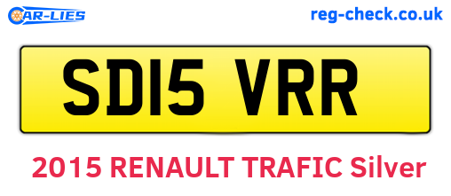 SD15VRR are the vehicle registration plates.