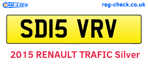 SD15VRV are the vehicle registration plates.