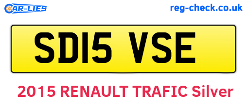 SD15VSE are the vehicle registration plates.