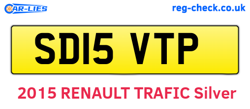 SD15VTP are the vehicle registration plates.