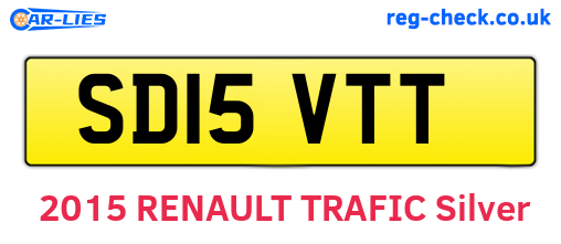 SD15VTT are the vehicle registration plates.