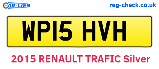 WP15HVH are the vehicle registration plates.