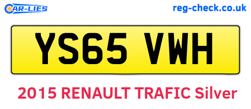 YS65VWH are the vehicle registration plates.