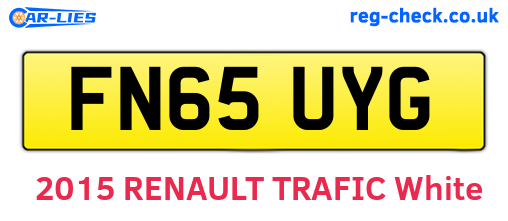 FN65UYG are the vehicle registration plates.
