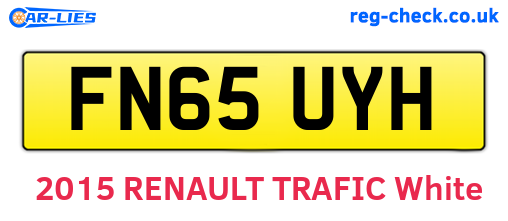 FN65UYH are the vehicle registration plates.