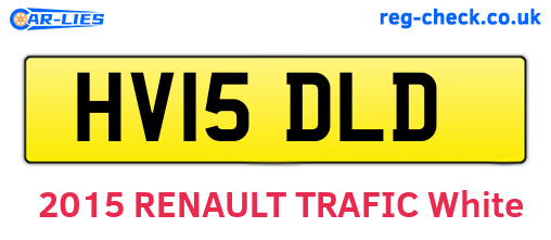 HV15DLD are the vehicle registration plates.