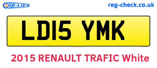 LD15YMK are the vehicle registration plates.