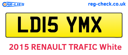 LD15YMX are the vehicle registration plates.