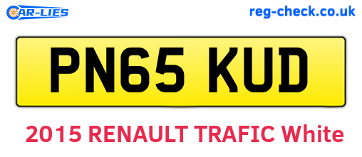 PN65KUD are the vehicle registration plates.