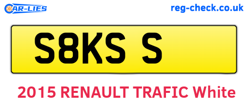 S8KSS are the vehicle registration plates.