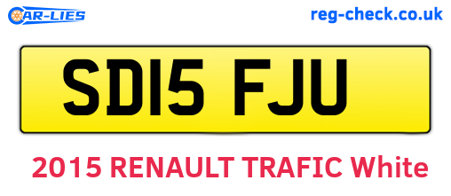 SD15FJU are the vehicle registration plates.