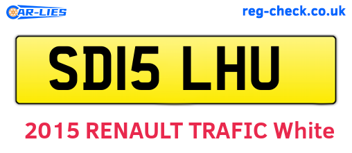 SD15LHU are the vehicle registration plates.
