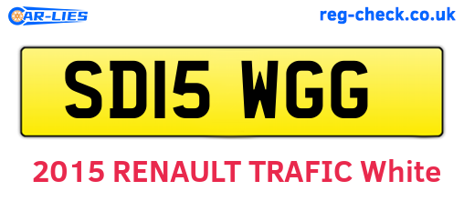 SD15WGG are the vehicle registration plates.