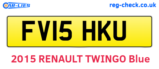 FV15HKU are the vehicle registration plates.