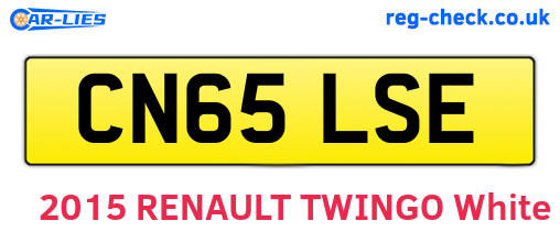 CN65LSE are the vehicle registration plates.