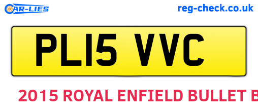 PL15VVC are the vehicle registration plates.