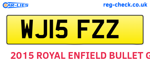 WJ15FZZ are the vehicle registration plates.
