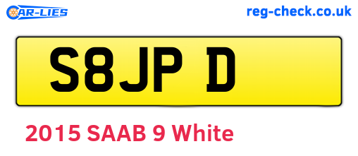 S8JPD are the vehicle registration plates.