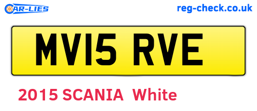 MV15RVE are the vehicle registration plates.