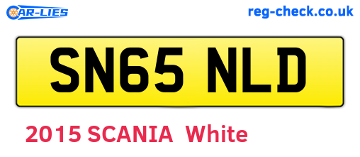 SN65NLD are the vehicle registration plates.