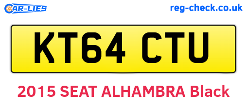 KT64CTU are the vehicle registration plates.