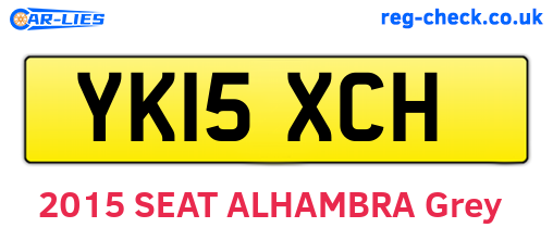 YK15XCH are the vehicle registration plates.