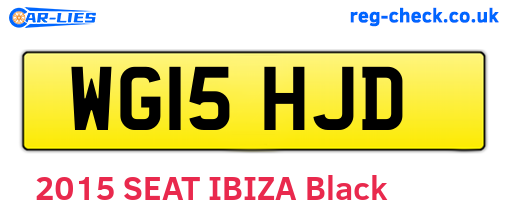 WG15HJD are the vehicle registration plates.