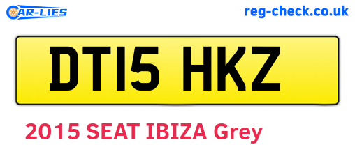 DT15HKZ are the vehicle registration plates.