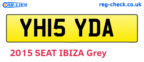YH15YDA are the vehicle registration plates.